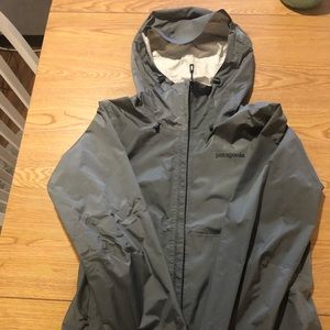 Grey Patagonia H2No rain jacket